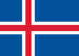 Vlag IJsland - 100x150cm Spun-Poly